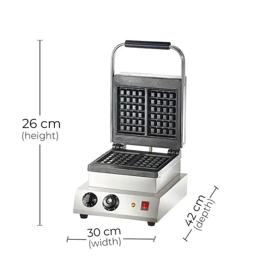 THS HF-1F Waffle Baker 2.38 kW, 30 x 42 x 26 cm - HorecaStore