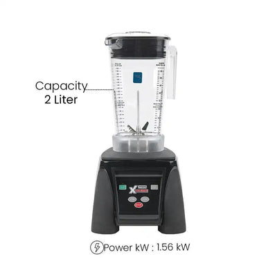 Waring Commercial MX1050XTXSEK Commercial Blender Electric 1560W, 2 Speed Control With Co-Polyester Container 2L, W46 X H22 cm - HorecaStore