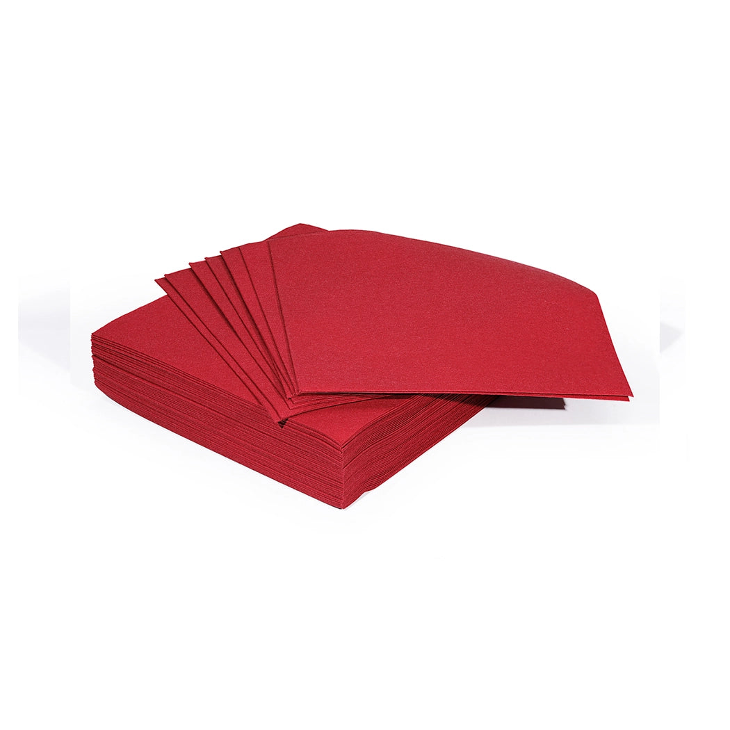 Free Plastik Disposable Paper Napkin Burgundy 40x40cm, Pack of 1000 pcs