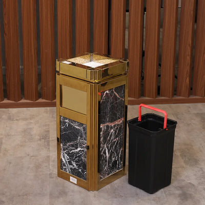 Moscow Lobby Bin with Lid Open Top, 69.5 x 31 x 31 cm