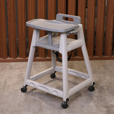 Koala Kare Diner High Chair 22 1/4” W x 30 1/4” H x 23 1/2” D (565 x 743 x 597 mm)- Grey