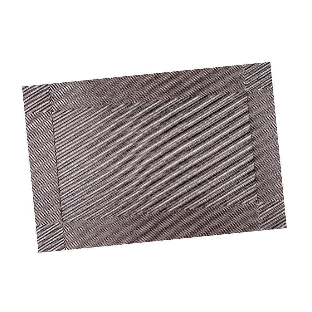 THS 951.252 Poly Vinyl Placemat Bronze 30.5 X 45.7 cm, Pack of 10