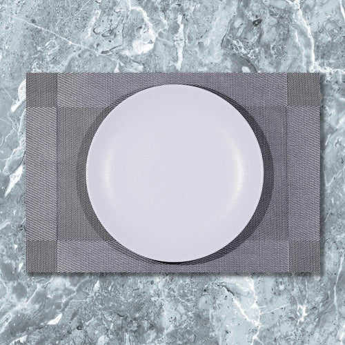 THS 951.250 Poly Vinyl Placemat Grey 30.5 X 45.7 cm, Pack of 10