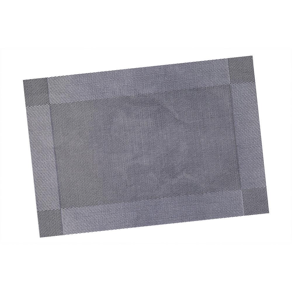 THS 951.250 Poly Vinyl Placemat Grey 30.5 X 45.7 cm, Pack of 10 - HorecaStore