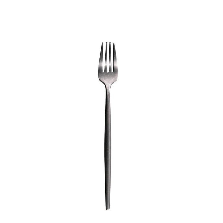 Furtino England Oscar Table Fork Matt Silver 18/10 Stainless Steel Table Fork 8mm, Pack Of 12 - HorecaStore