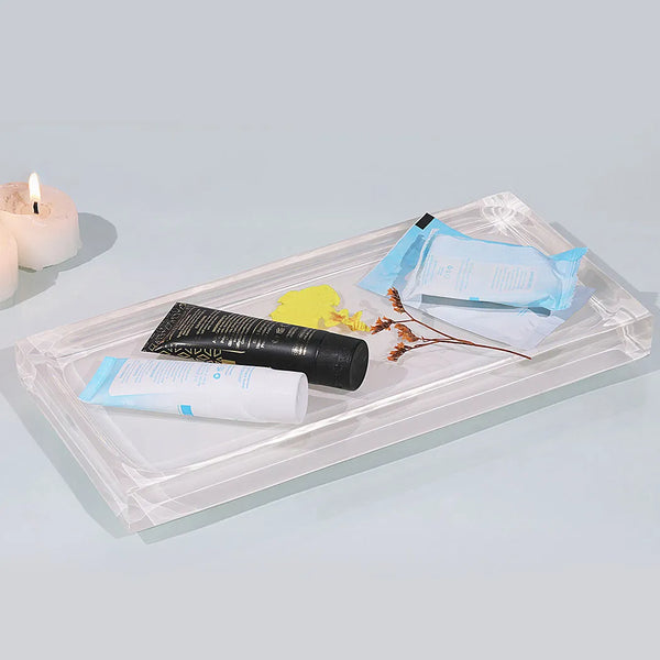 Roomwell UK Berlin White Amenity Tray Small