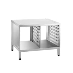 Rational 60.31.086 Open Back Oven Stand For 6 And 10 Half Size Pan Icombi Ovens, 14 Pans Capacity