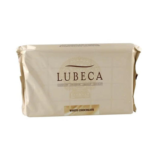 Lubeca White Chocolate Block (33%) 1 x 2.5 Kgs - HorecaStore