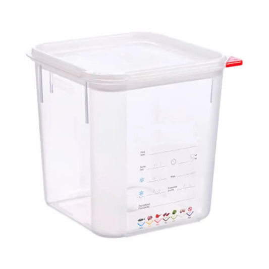 Square Container with Lid 18 L 29 x 29 x 32 cm   HorecaStore