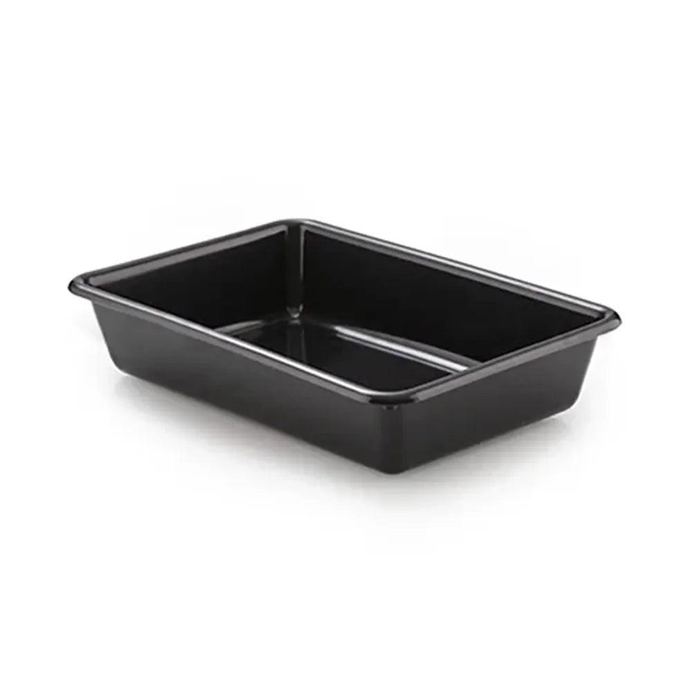 Deep Food Tray Black 2L 30 x 20.5 x 6 cm   HorecaStore