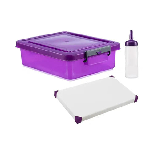 Araven Anti-Allergen Set Container + Cutting + Board Dispenser 40.4 cm x 30.4 cm x 2.4 cm