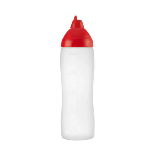 Squeeze Sauce Bottle 100 cl Red   HorecaStore