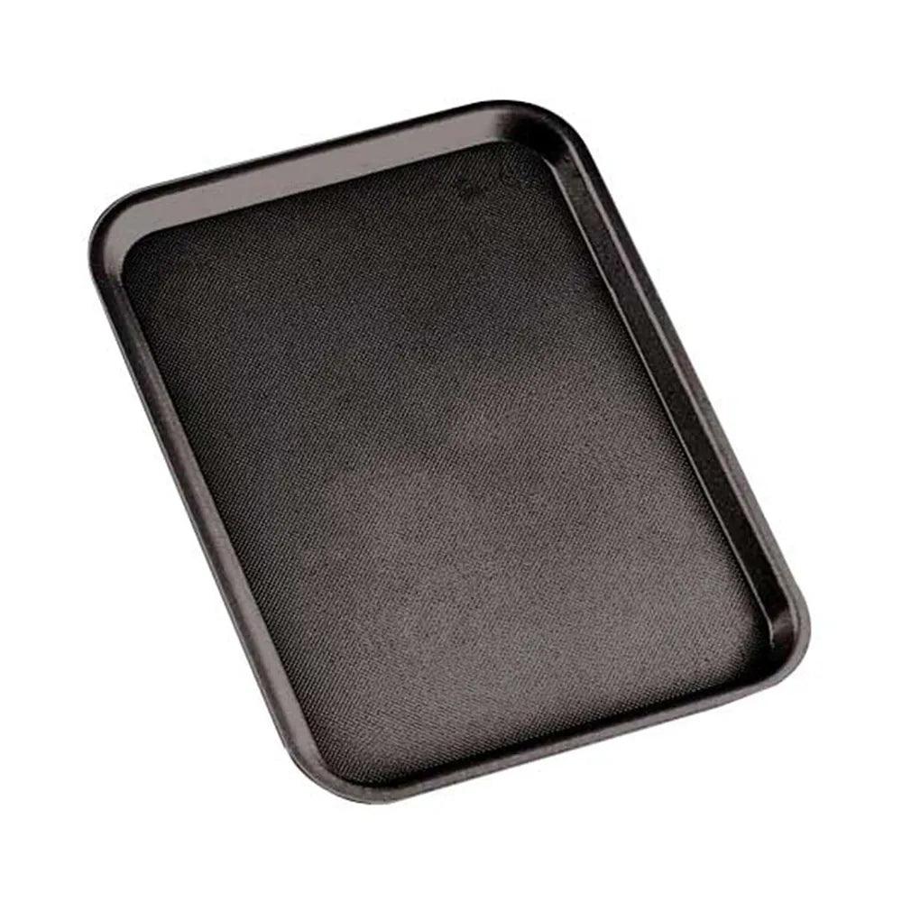 Fast Food Tray Medium 41.6 x 30.5 x 2.2 cm Black   HorecaStore