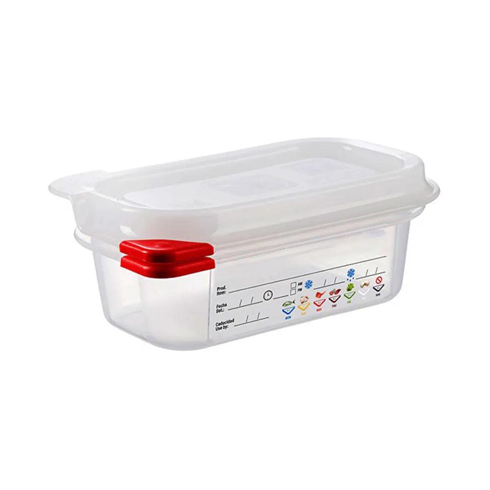 Food Container Airtight 1.5 L GN 1/9 17.6 x 10.8 x 15 cm   HorecaStore