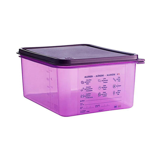 Anti Allergic Airtight Containers 10 L GN 1/2 17.6 x 16.2 x 15 cm   HorecaStore