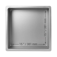 PME Aluminium Square Cake Pan 10.16 cm x 38.1 cm x 38.1 cm