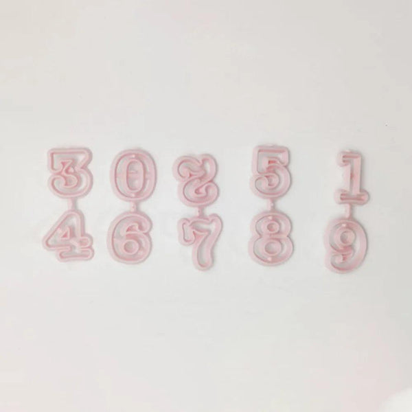 Novelty Cutters Numericals Set 3 x 2 cm   HorecaStore