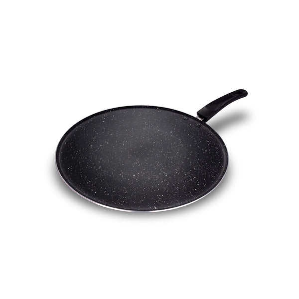 ARK Premium Marble Coated Non Stick Induction Aluminium Flat Tawa, 30 Cm