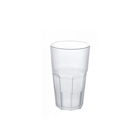 Tribeca Avanos Frosted Polycarbonate Clear Stackable Tumbler 450 ml, BOX QUANTITY 80 PCS