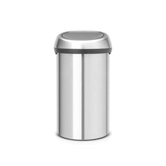 Brabantia Smudge-proof Matt Steel Touch Bin, 60L