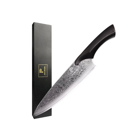 Paul Brown VG10 Steel Chef Knife With Wooden Handle, Blade