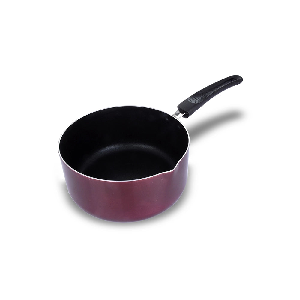 ARK Nonstick Induction Aluminium Sauce Pan, 18 cm