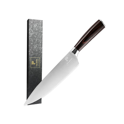 Paul Brown 7Cr17 Steel Chef Knife With Wooden Handle, Blade Length 20 cm