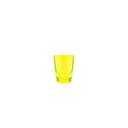 Tribeca Polycarbonate Neon Yellow Shot Glass 60 ml, BOX QUANTITY 120 PCS