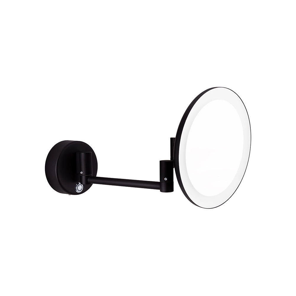 bagnodesign-matt-black-hotel-wall-mounted-led-mirror-magnifying-x3-adjustable-light-22x40x20-cm