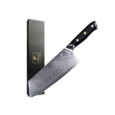 Paul Brown VG10 Steel Meat And Vegetable Chef Knife With Wooden Handle, Blade Length 18 cm