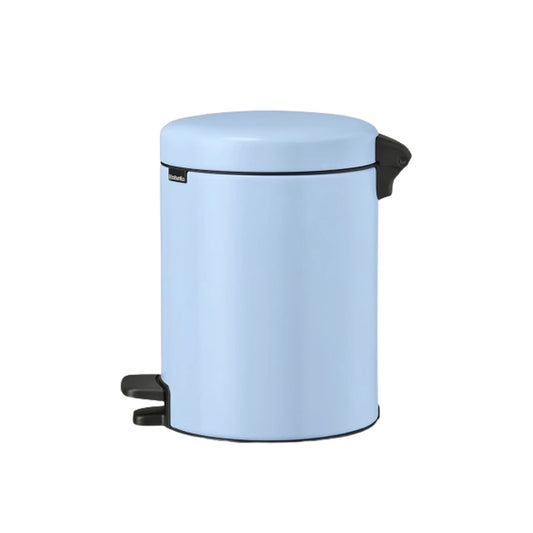 newicon-dreamy-blue-stainless-steel-pedal-bin-5l