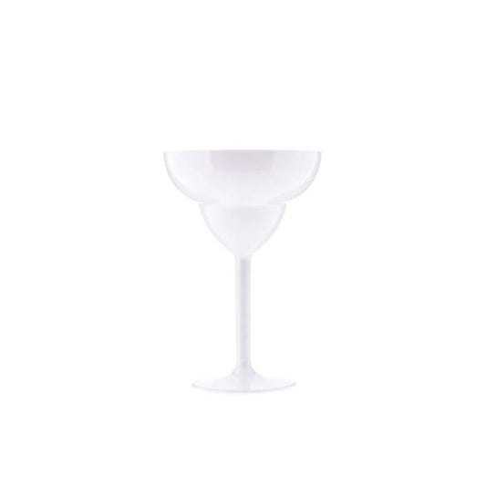 Tribeca Premium  Polycarbonate Pc White Margarita Glass 350 ml, BOX QUANTITY 48 PCS