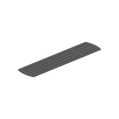 Bagnodesign Matt Black Stainless Steel Hotel Wall Mounted Metal Shelf l, 50x12x2.5 cm,