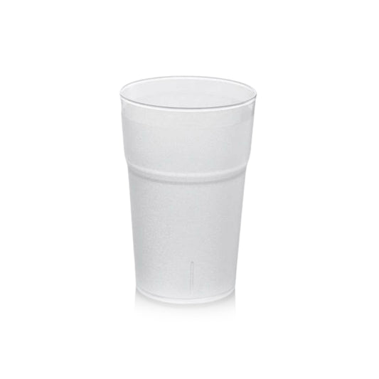 Tribeca Polycarbonate Clear Frosted Tumbler Econ 250 ml, BOX QUANTITY 288 PCS