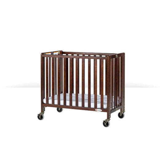 Foundations USA Hideaway Compact Folding Wooden Crib Natural Color