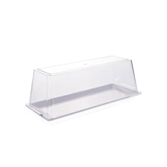 Tribeca Polycarbonate Clear Rectengular Plate Cover 14 X 3CM, BOX QUANTITY 6 PCS