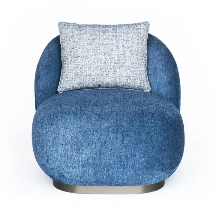 Defure Armless Side Chair Blue 78 x 85 x 70 cm - HorecaStore