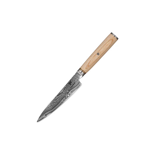 Paul Brown S35VN Steel Utility Knife With Wooden Handle, Blade Length 13 cm