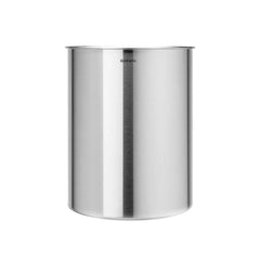 Brabantia Stainless Steel Waste Paper Bin, 15L with Matt Steel