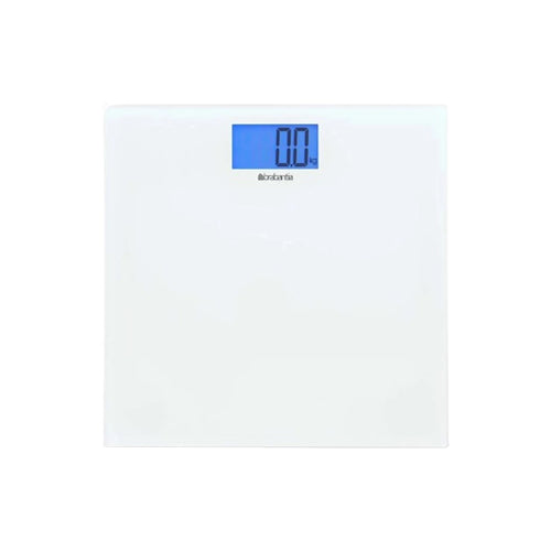 Brabantia Renew Battery Powered Glass bathroom Scale White