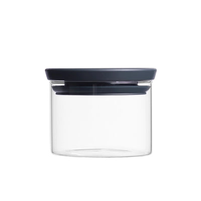 brabantia-stackable-dark-grey-glass-jar-0-3l