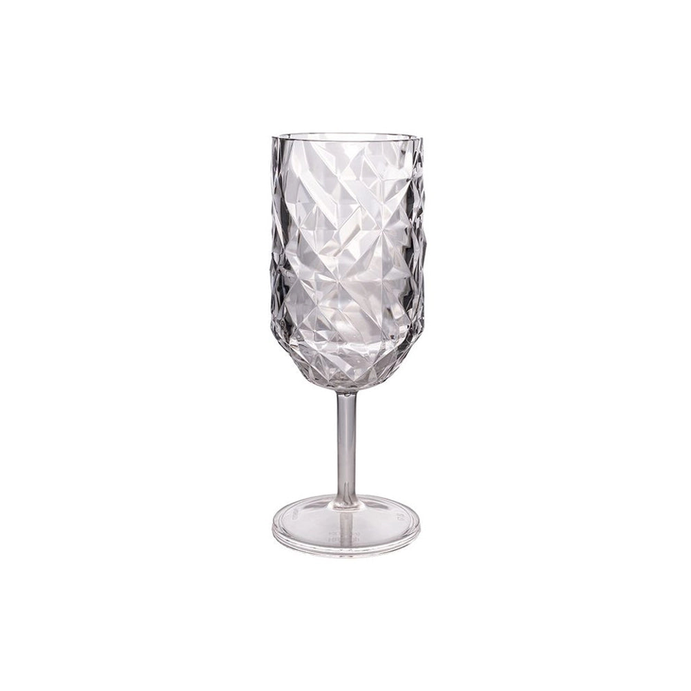 Tribeca Exclusive Prisma Polycarbonate Pc Grey Goblet  250 ml, BOX QUANTITY 36 PCS