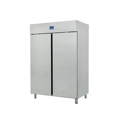 Empero Upright Refrigerator Double Door, L 140 x W 80 x H 205cm, Stainless Steel Finish