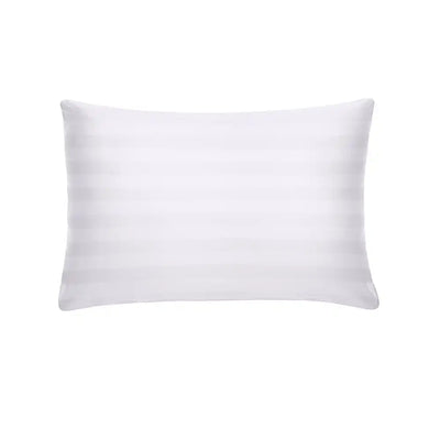 ths eternal stripes cotton pillowcase pair white