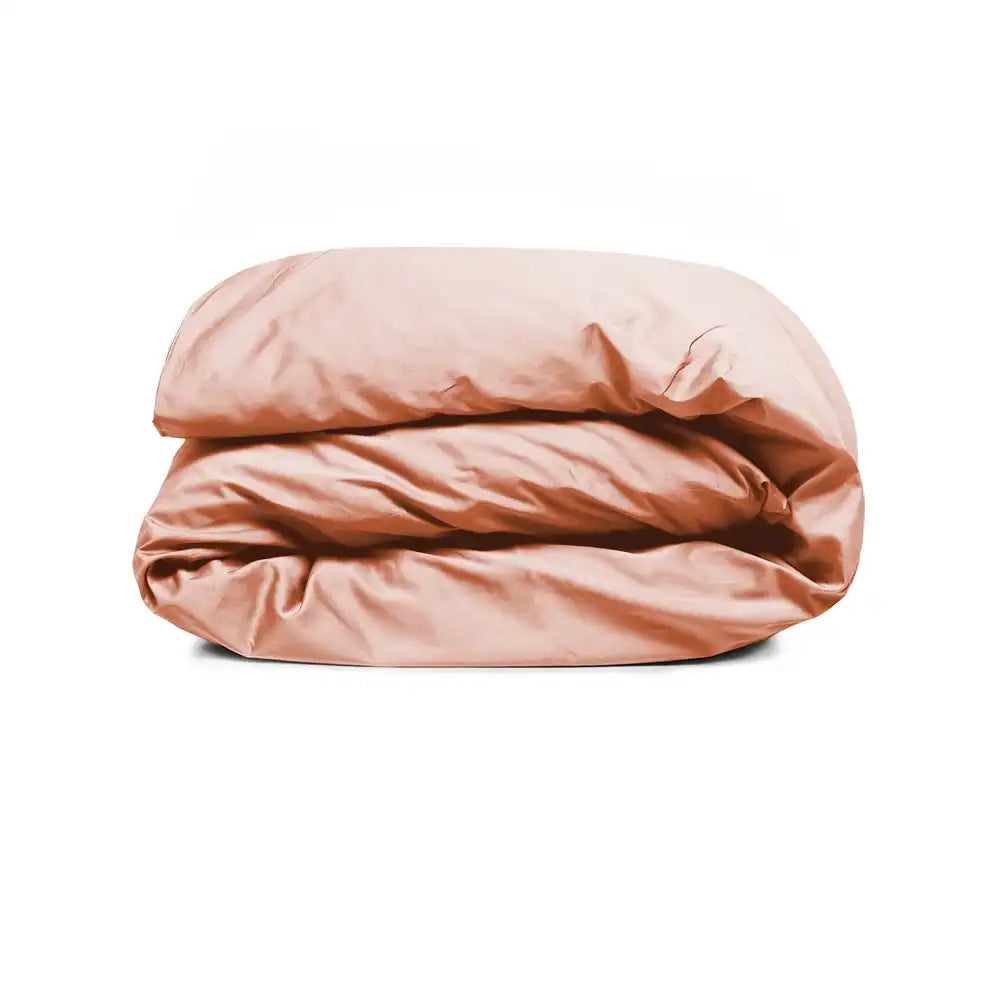 ths giza cotton king duvet cover rose