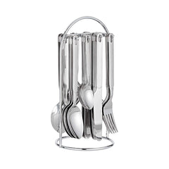 Winsor Stainless Steel With Metal Stand, Set of 24