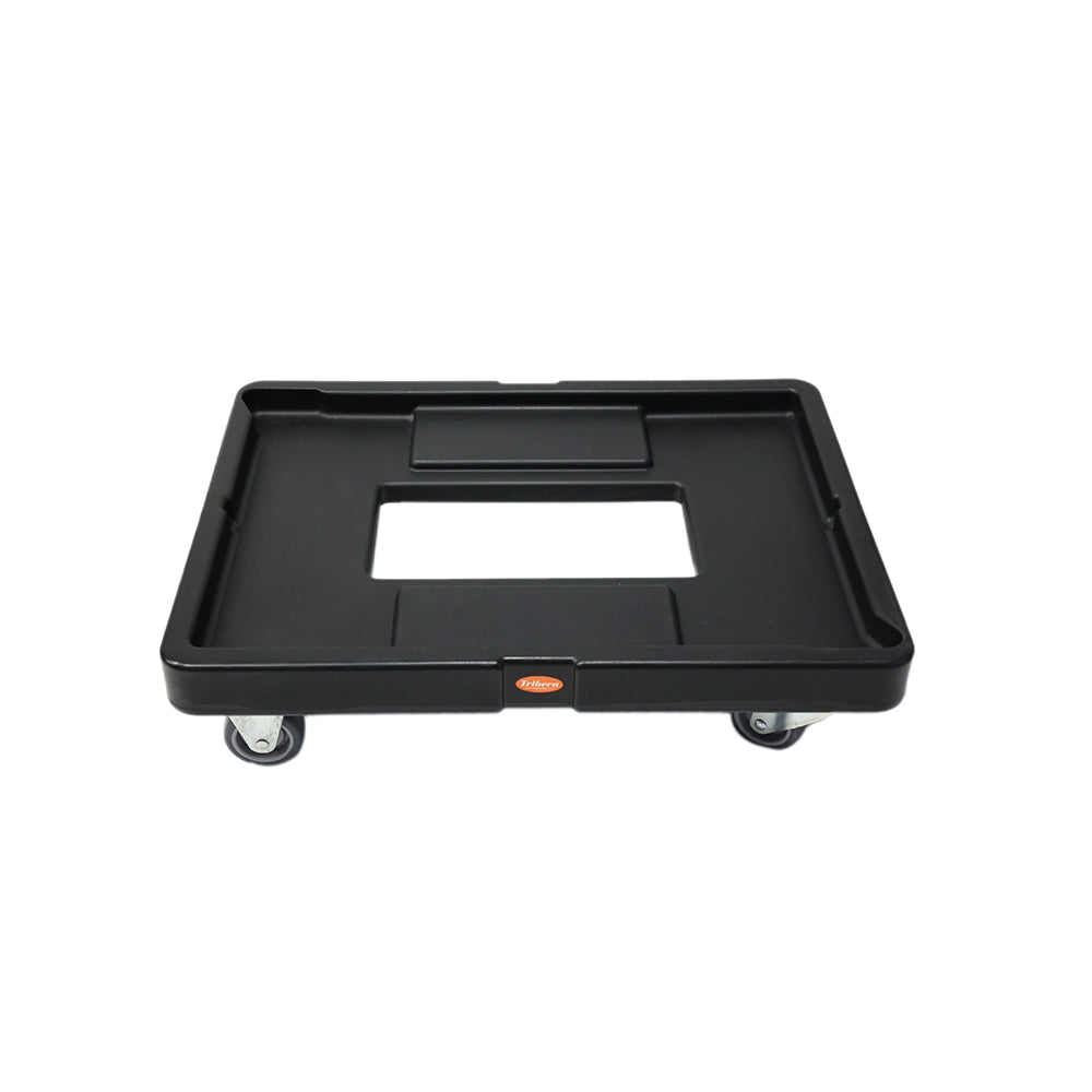 Tribeca Polyethylene Thermobox Carrying Cart Black, 69 x 55 x 18.5 cm