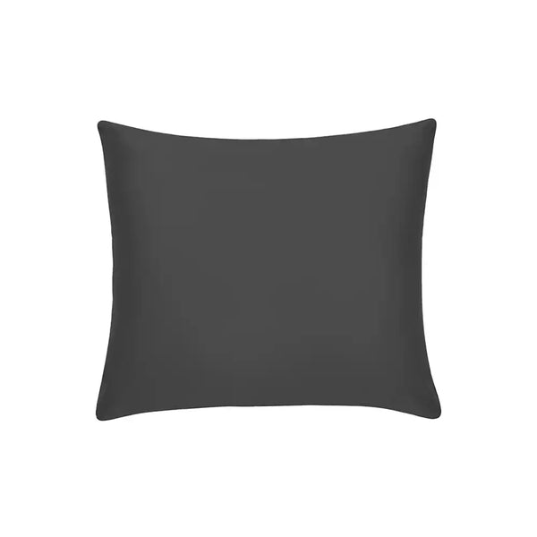 ths giza cotton small cushion cover charcoal grey