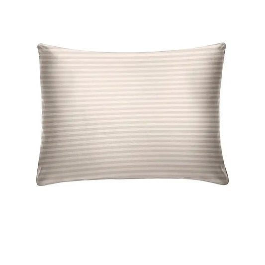 ths zen stripes single cotton pillowcase pearl