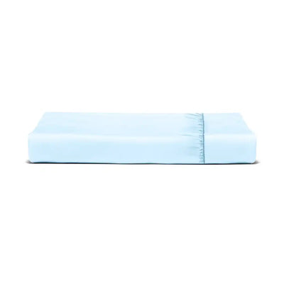 ths giza cotton super king fitted bed sheet baby blue